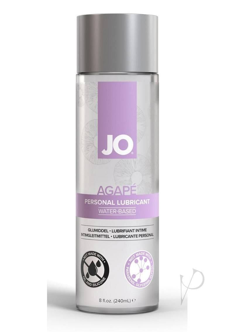 System JO Agape water-based lubricant bottle