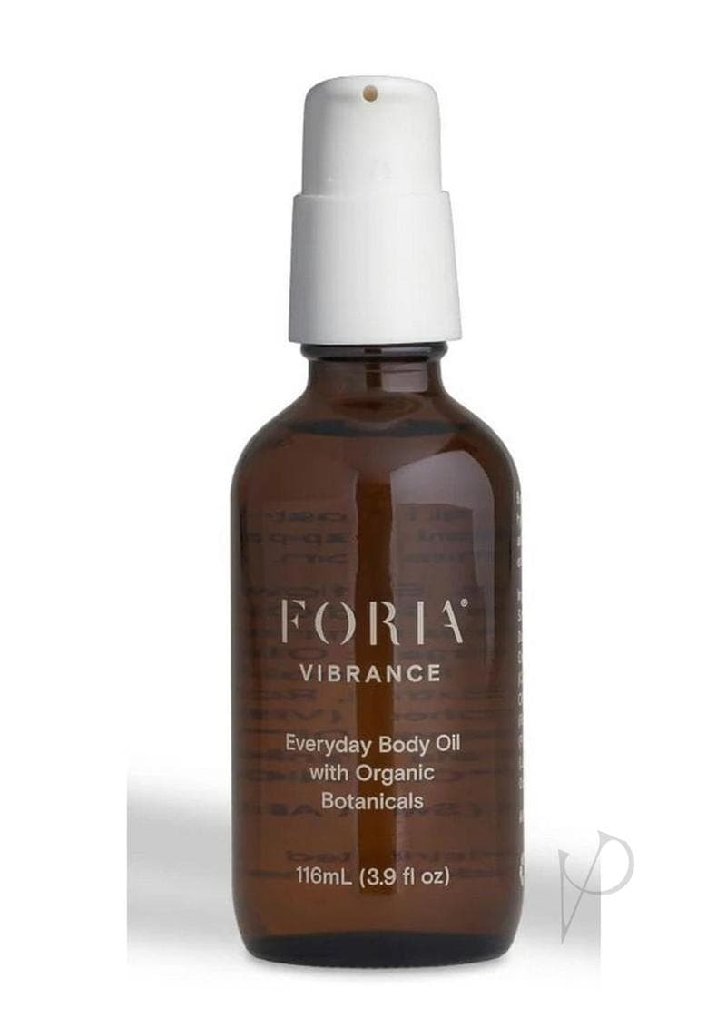 Foria Everyday Body Oil, amber glass bottle