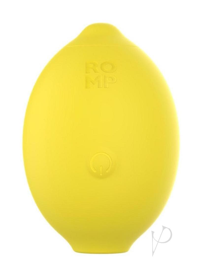 ROMP Lemon Crush air pulse stimulator in yellow silicone