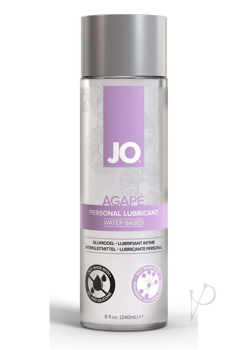 System JO Agape water-based lubricant, bottle, front