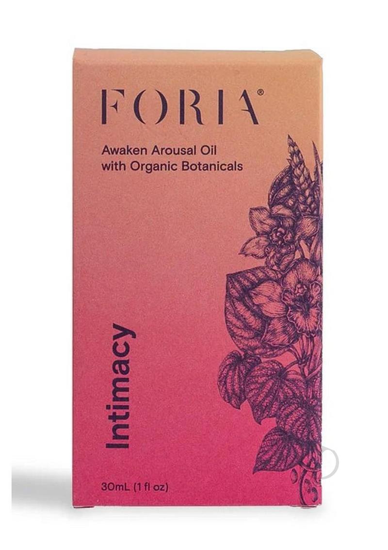Foria Awaken Arousal Oil, box, front
