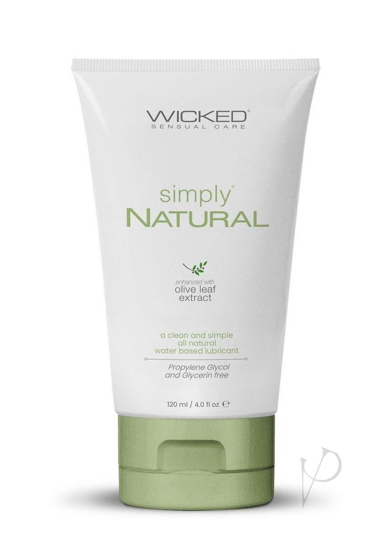 Wicked Simply Natural water-based gel, tube, front