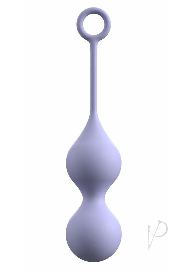 Delice Cheri weighted kegel trainer in purple, straight on